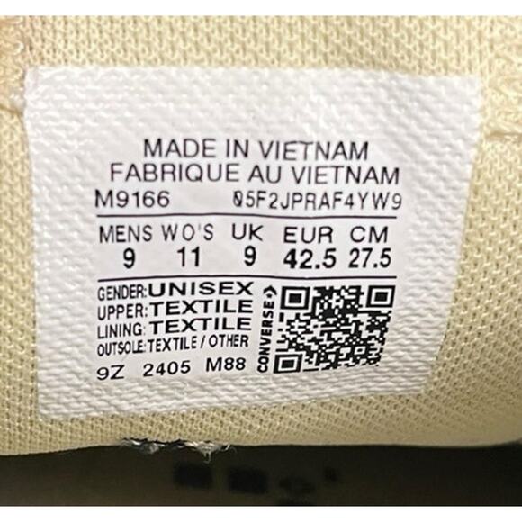 Copied - Converse Chuck Taylor All Star Low Sneaker Shoes Black White M9 W11 - Picture 6 of 6